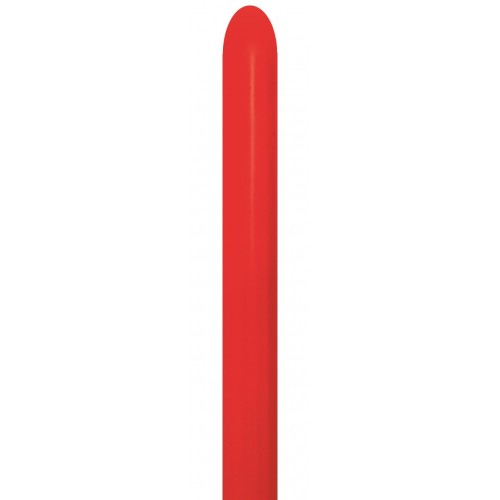 Latex modelleer ballon 10 stuks - red-015